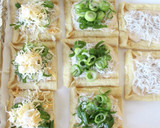 簡単に美味しい【しらすの油揚げピザ】作り方2写真