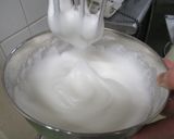 消化にやさしい桃のシフォンケーキ作り方4写真