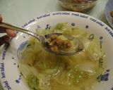 白菜くたくた煮　～肉味噌炒め添え～作り方10写真