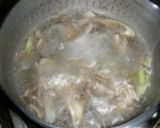 まいたけとライスペーパーのスープ作り方4写真