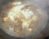 東北　豆腐の味噌煮込み　酱焖豆腐煲作り方9写真