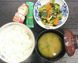 【病院】ちんげんさい煮【朝食】作り方4写真