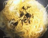 絶品☆温玉なっとうパスタ作り方2写真