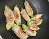 アボカドの海苔肉巻き〜わさび醤油〜作り方4写真