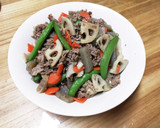 簡単！牛肉とれんこんの炒め煮作り方5写真