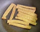 ほうれん草と油揚げの焼きうどん作り方2写真