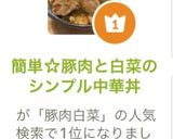 簡単☆豚肉と白菜のシンプル中華丼作り方8写真