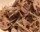 豚肉と蓮根もやしのニンニク炒め作り方6写真
