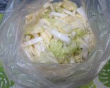 白菜（キャベツ）と鯖缶と柑橘のサラダ作り方2写真