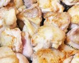 ズルしたチキンのトマト煮込み作り方2写真