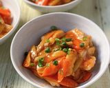 鶏ごぼう人参　ケチャップ甘酢あん作り方7写真