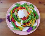 鶏ハムといろいろ野菜の彩りごちそうサラダ作り方8写真