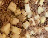クエ出汁入り大根と挽肉のカレー作り方3写真