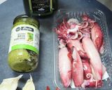 時短☆ボイルヤリイカのジェノベーゼパスタ作り方1写真