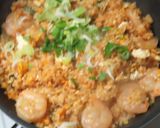 大粒のむきエビとシシトウのトムヤム炒飯作り方11写真