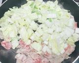ガリバター味の豚バラ白菜作り方4写真