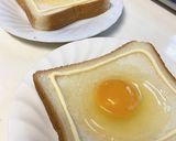 時短ワザ♫目玉焼きトースト マヨチーズ作り方4写真