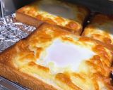 時短ワザ♫目玉焼きトースト マヨチーズ作り方9写真