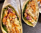チキンと根菜のラップサンド&フライポテト作り方1写真