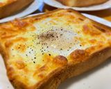 時短ワザ♫目玉焼きチーズトースト作り方9写真