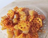 お弁当★ヤンニョム蓮根こんにゃく作り方10写真