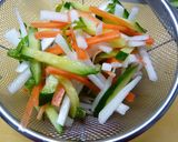 胡麻ポン鮪サラダ作り方1写真