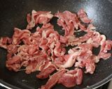たっぷり大根と豚肉の甘辛味噌炒め作り方2写真