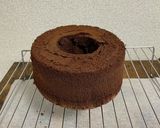 100均のシフォン型チョコシフォンケーキ作り方18写真