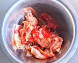 豚バラ白菜の無限ごま油鍋作り方1写真