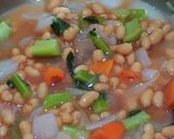 サイコロステーキと野菜の煮込み＋マメロニ作り方1写真