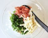 手軽なおつまみ【はんぺんの明太チーズ焼き作り方2写真