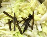 胡麻油風味〜白菜のピリ辛甘酢漬け作り方2写真