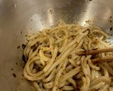 房州のり釜玉うどん☆作り方1写真