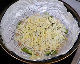 アスパラガスとえびのカリカリチーズ焼き作り方3写真