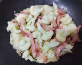 カリフラワーとベーコンのチーズ焼き作り方6写真