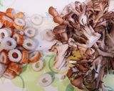 舞茸とちくわのバター醤油炒め作り方1写真