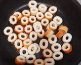 舞茸とちくわのバター醤油炒め作り方2写真