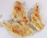 簡単おつまみ☆カリカリ鶏皮せんべい。作り方6写真