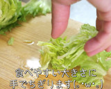 糖質ＯＦＦ！油揚げとレタスの和風サラダ☆作り方3写真