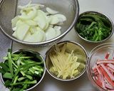 生姜入り、カニかまと野菜のかき揚げ作り方2写真