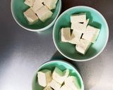 全てレンジ簡単ごまだれ湯豆腐作り方3写真