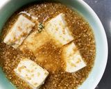 全てレンジ簡単ごまだれ湯豆腐作り方5写真