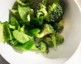 もやしブロッコリーオイ味噌炒め味野菜炒め作り方5写真