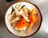 お一人様☆肉無オイ甘酢とろみ温野菜サラダ作り方7写真