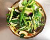 お一人様☆肉無オイ甘酢とろみ温野菜サラダ作り方15写真