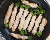 スイートブロッコリーのつくね焼き。作り方6写真