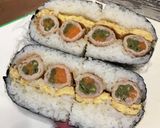 おにぎらず＊サトウのご飯ver.作り方6写真