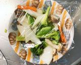 レンジ肉無豆腐玉ねぎあん炒味洋風野菜炒め作り方13写真