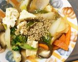 レンジ肉無豆腐玉ねぎあん炒味洋風野菜炒め作り方18写真