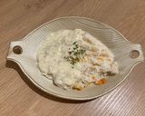 チキンクリームonにんじんライス作り方10写真